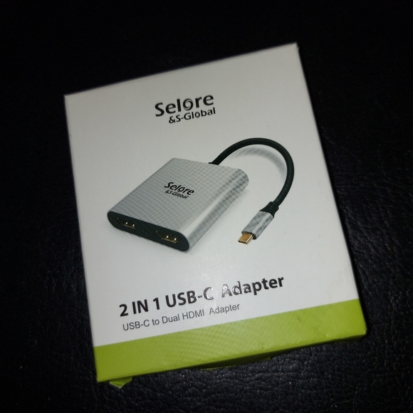 ***FREE WITH PURCHASE-USB-C Adapter Selore 2 in 1 - Picture 1 of 3